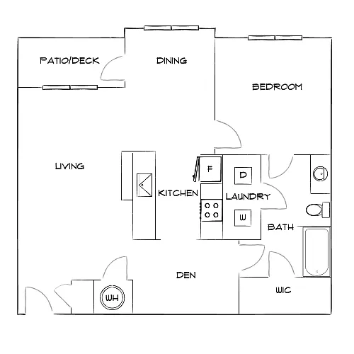 Floor plan Design 1G