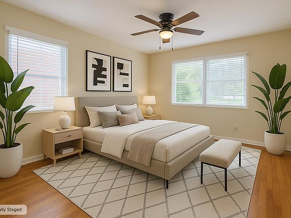 Virtually Staged Bedroom 1