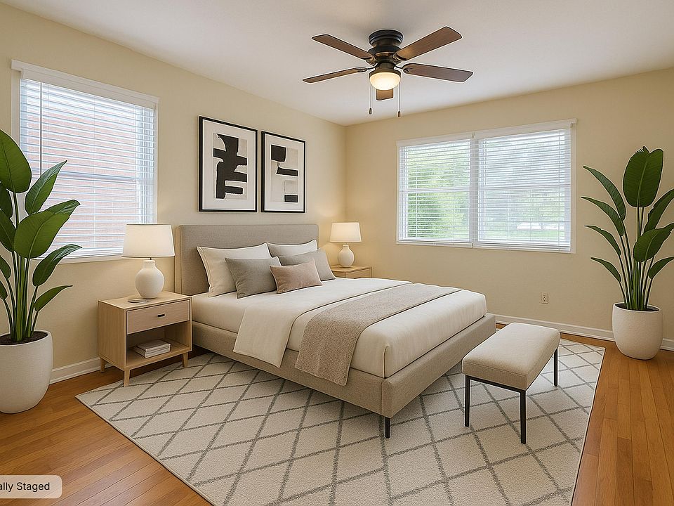 Virtually Staged Bedroom 1