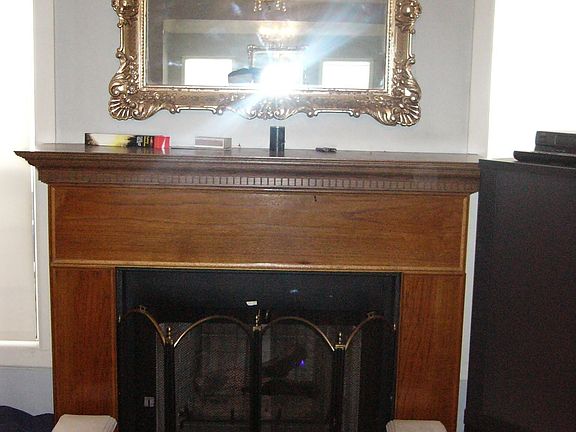 Fireplace at living room