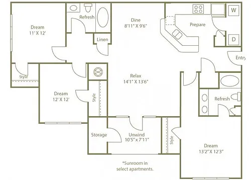 Floor plan THE OGEECHEE