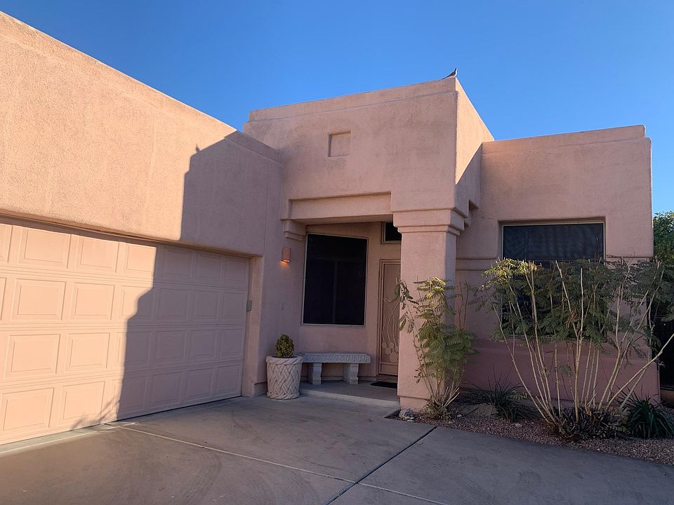 Front entrance and garage door