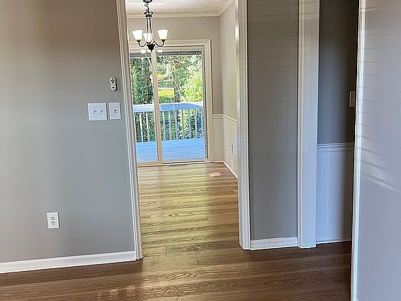 Entrance view of LR/kitchen