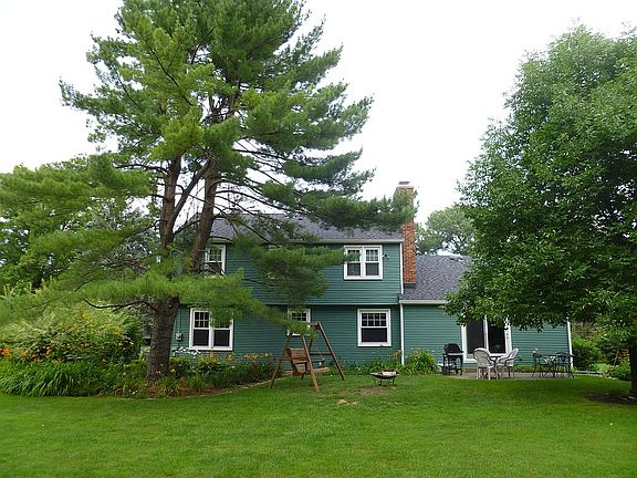 Rear view of home