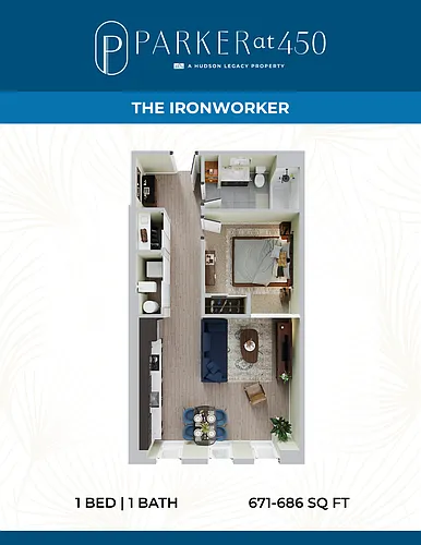Floor plan The Ironworker