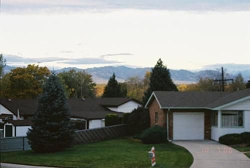 Mountain view from front