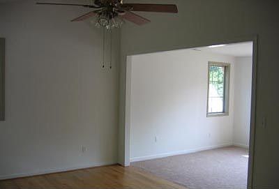 View of the master bedroom