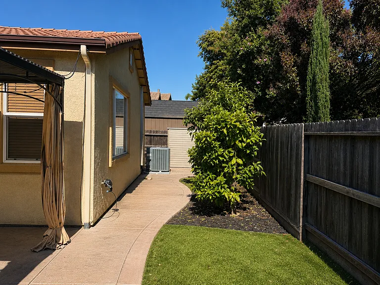 Backyard side