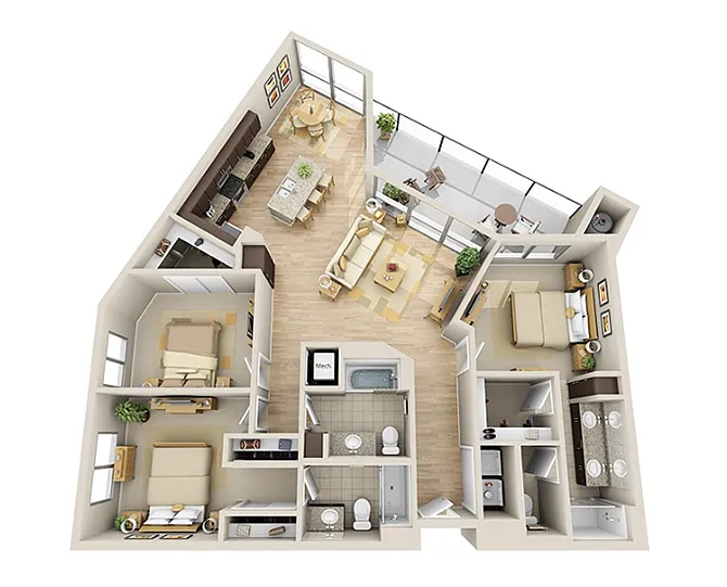 Floor plan C2