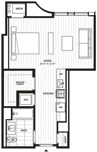Floor plan Studio-S4