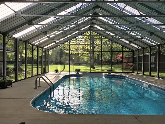 Pool from seating area