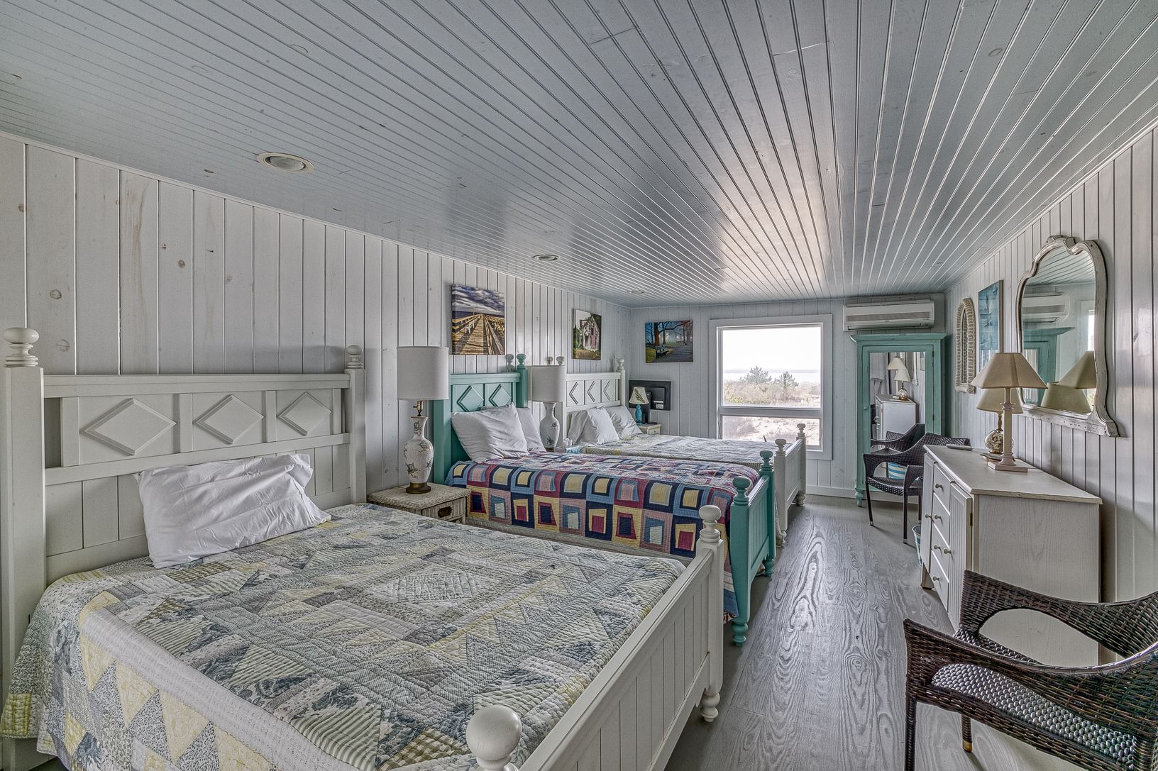  One of the Ground Floor Bedrooms Also Runs from Ocean Side to Bay