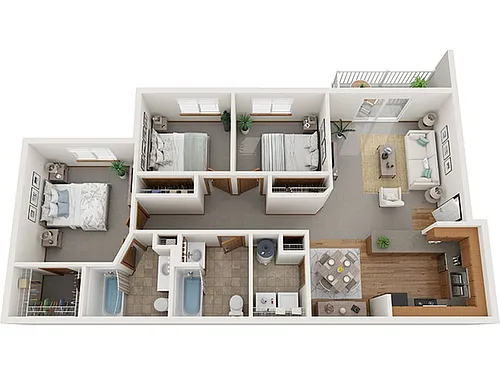 Floor plan 3 Bedroom