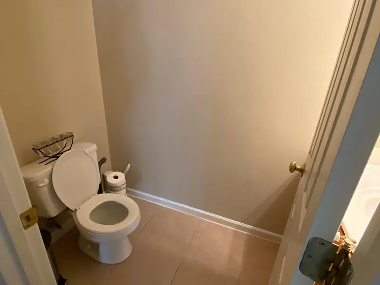 Powder room (half bath) downstairs