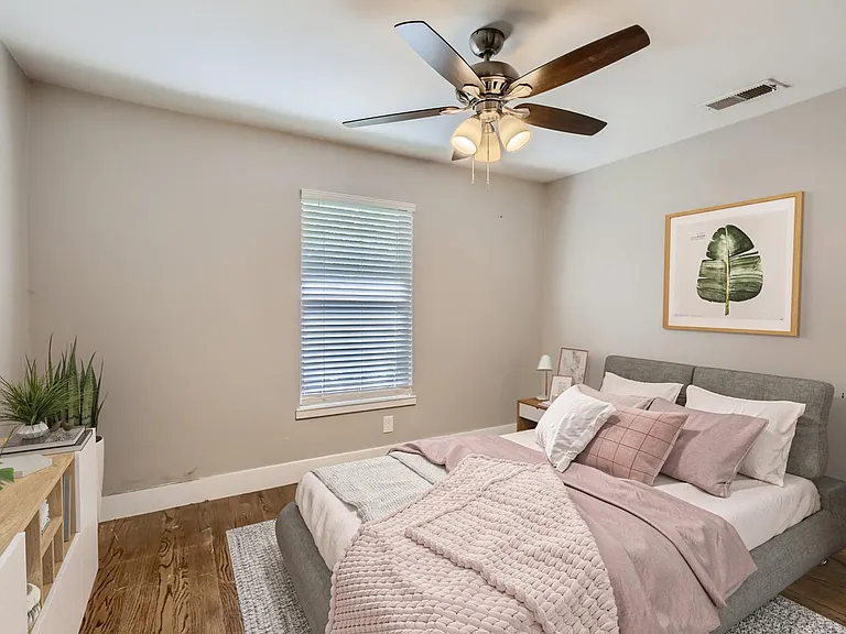 Bedroom 3. This image shows a virtually furnished space. Bedrooms come unfurnished.