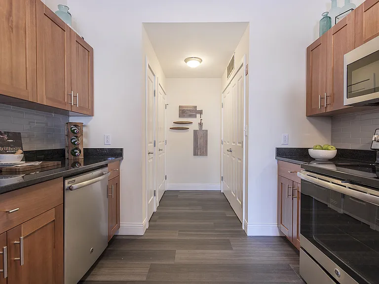 Kitchen With Wooden Cabinets
