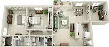 2 Bedroom small den 2 Bedroom small den
