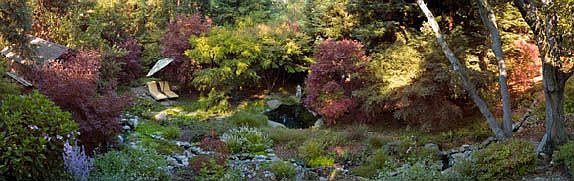 The Garden seen from the main house deck