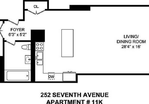 2nd image of 252 7th Ave APT 11K