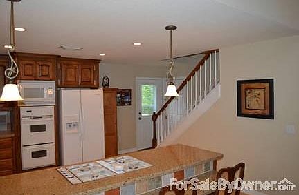 showing stairway up to multipurpose room