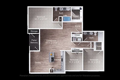 Floor plan Crown Beard