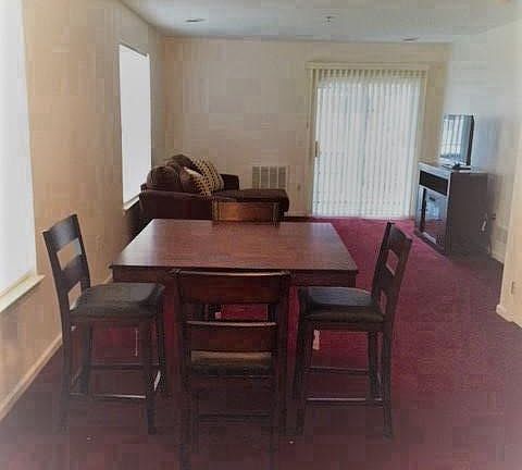 Open concept dining and  living room