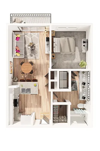 Floor plan A1B