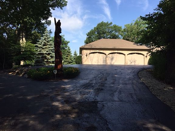 3 car attached garage