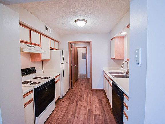Kitchen with Hardwood Style Flooring