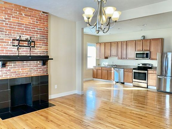 Another view of the kitchen from the living room