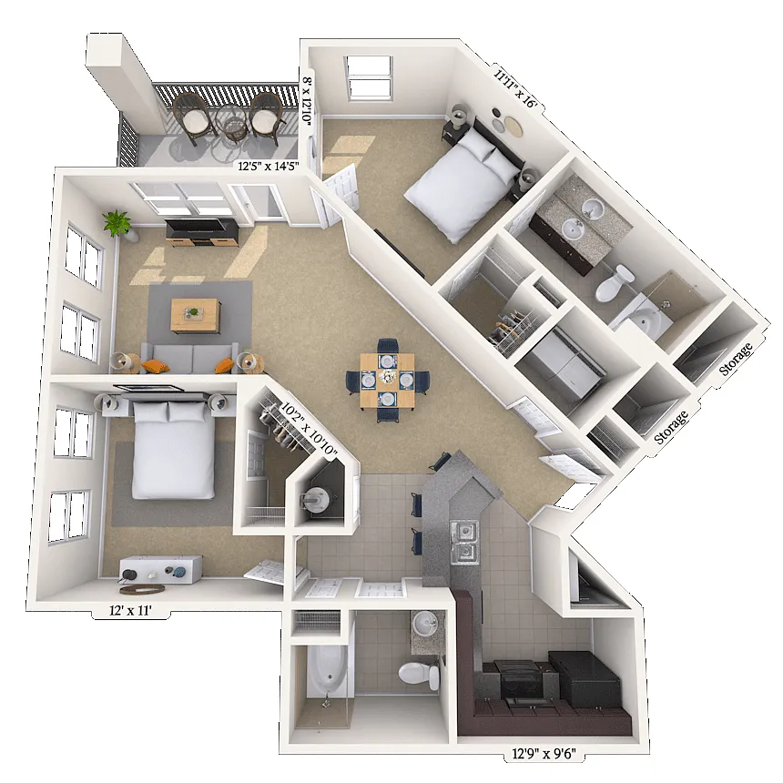 Floor plan 22B