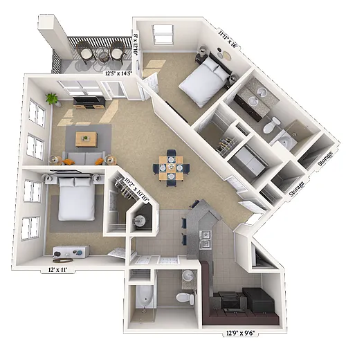Floor plan 22B