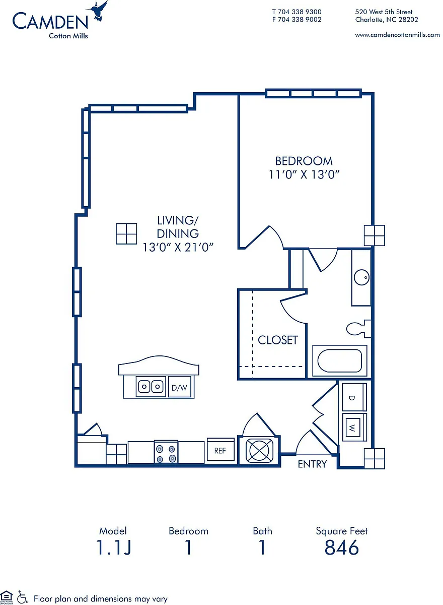 Floor plan 11J
