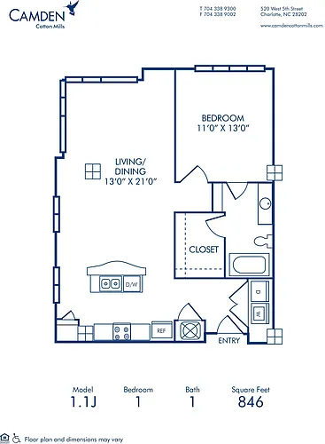 Floor plan 11J