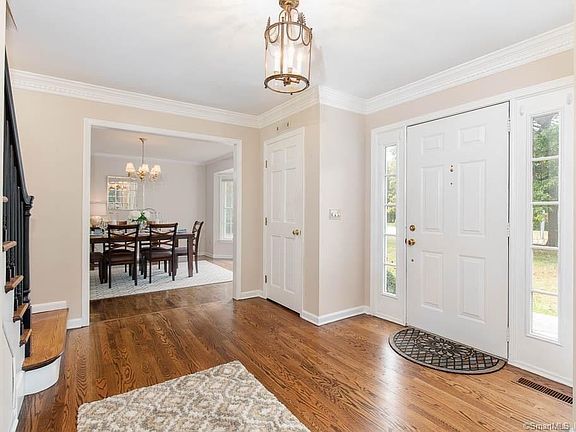 Front entrance with an abundance of natural light