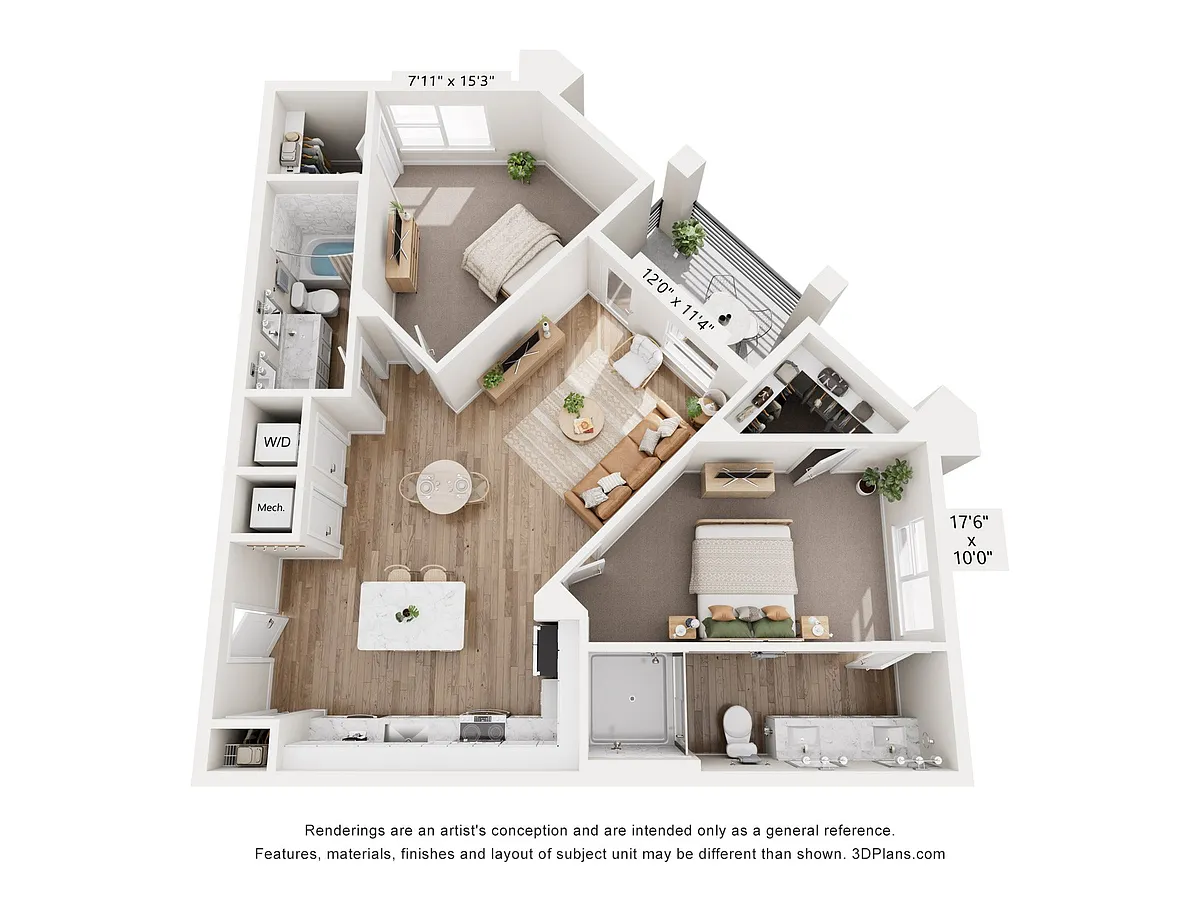 Floor plan B3