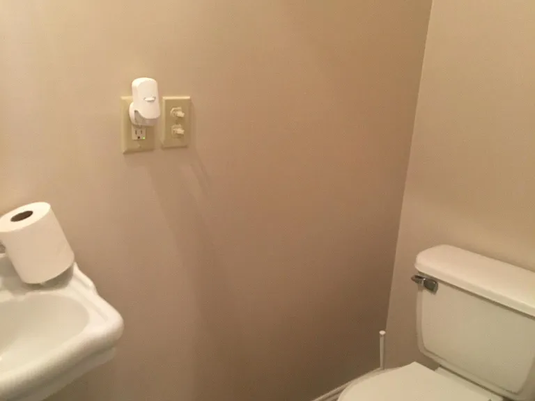 1st floor 1/2 bath off kitchen