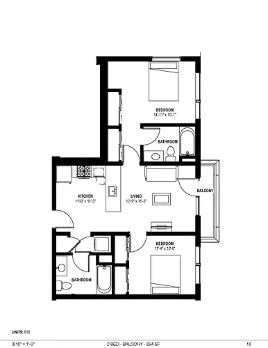 Floor plan The Elm