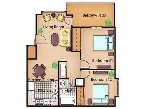 Floor plan The Cedar