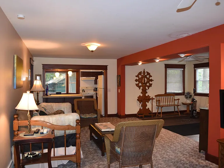 Entry/Living Room and Kitchen view
