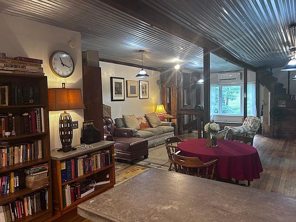 The view from the kitchen into the main room.