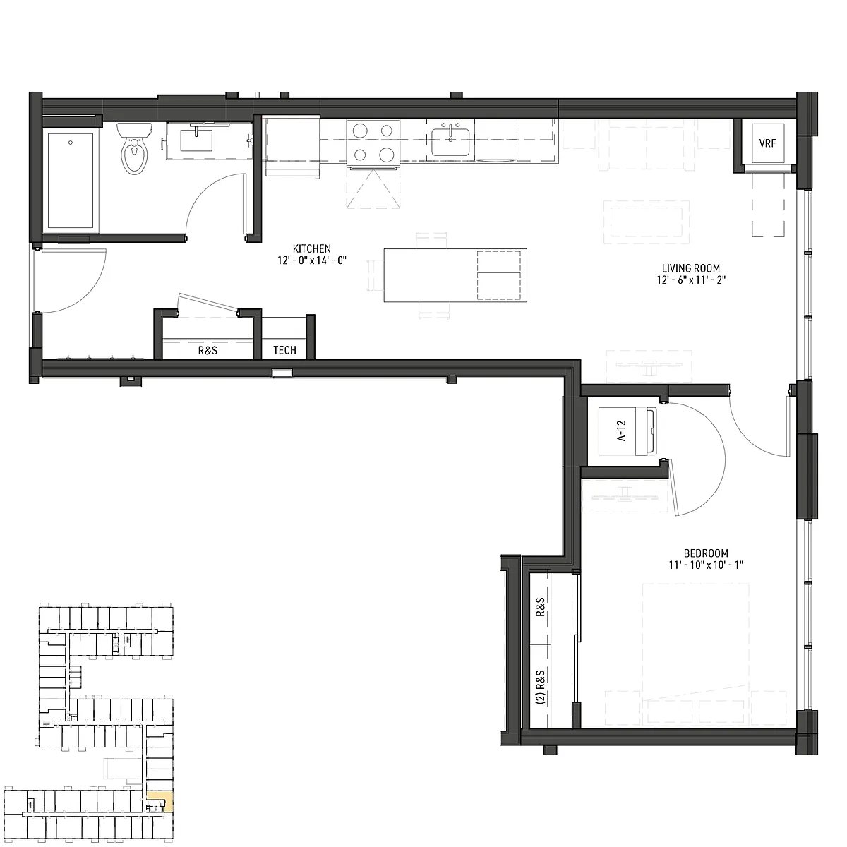 Floor plan Cleveland - A4