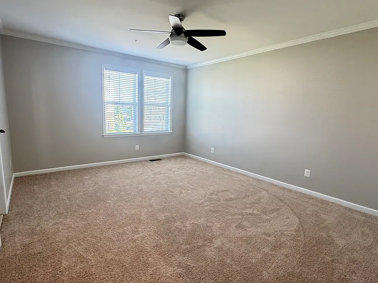 Third floor, master bedroom, master bathroom, walk-in closet and wash/dryer
