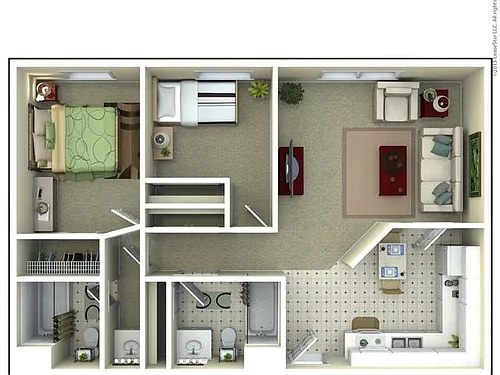 Floor plan B2-3