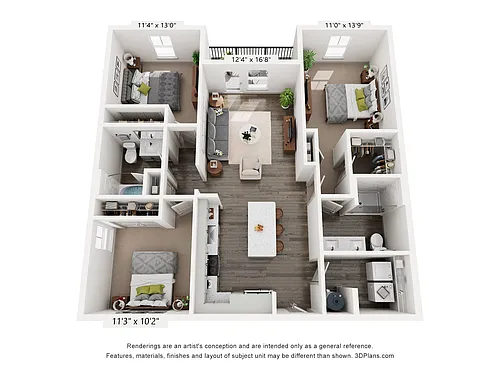 Floor plan C1