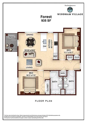 Floor plan The Forest