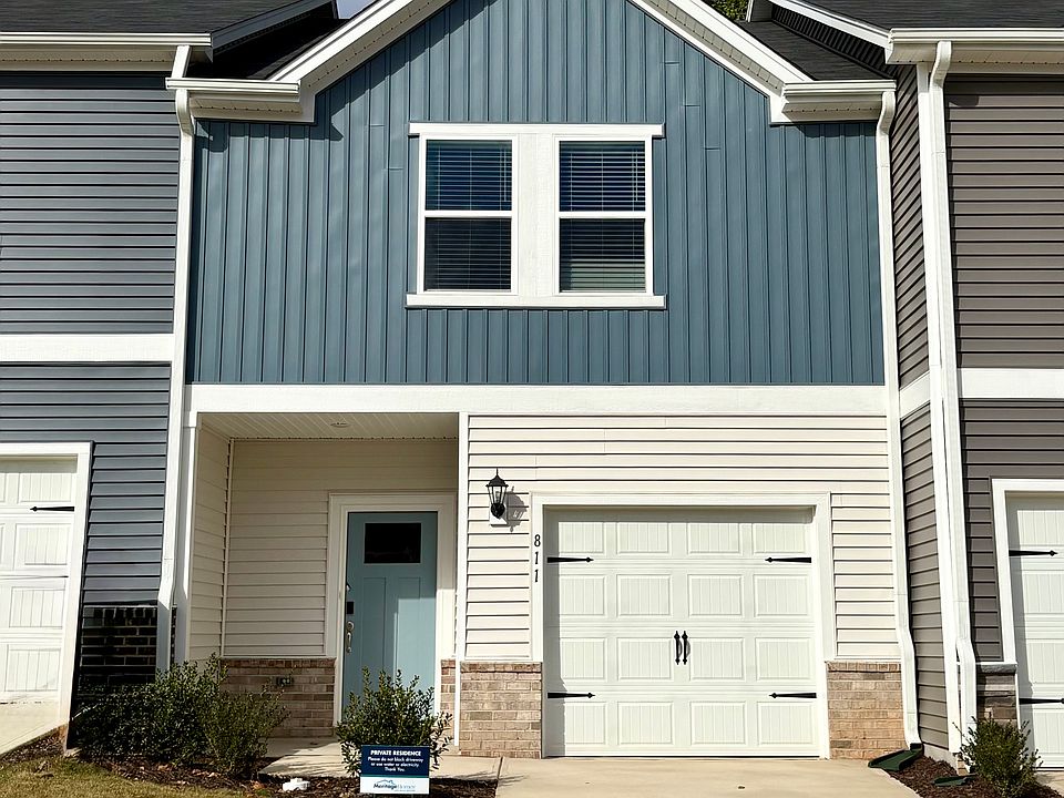 Front of home; private driveway