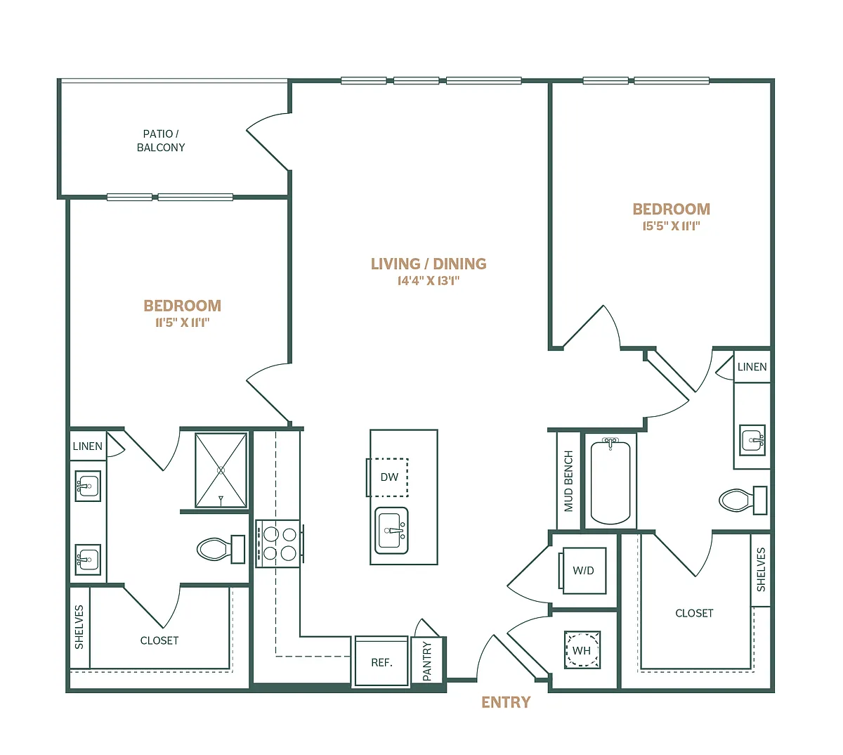 Floor plan B1