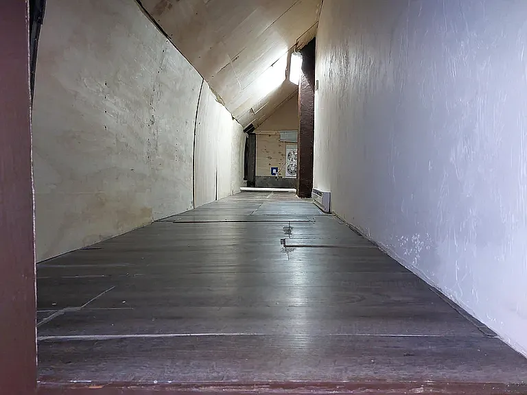 Attic walk area