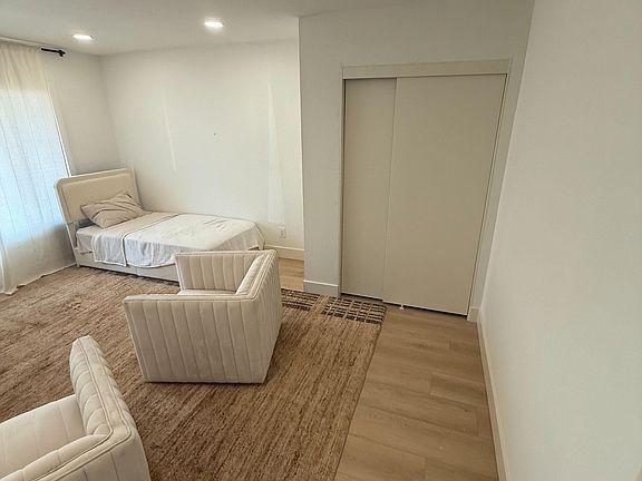 Chairs but can be moved out of room.